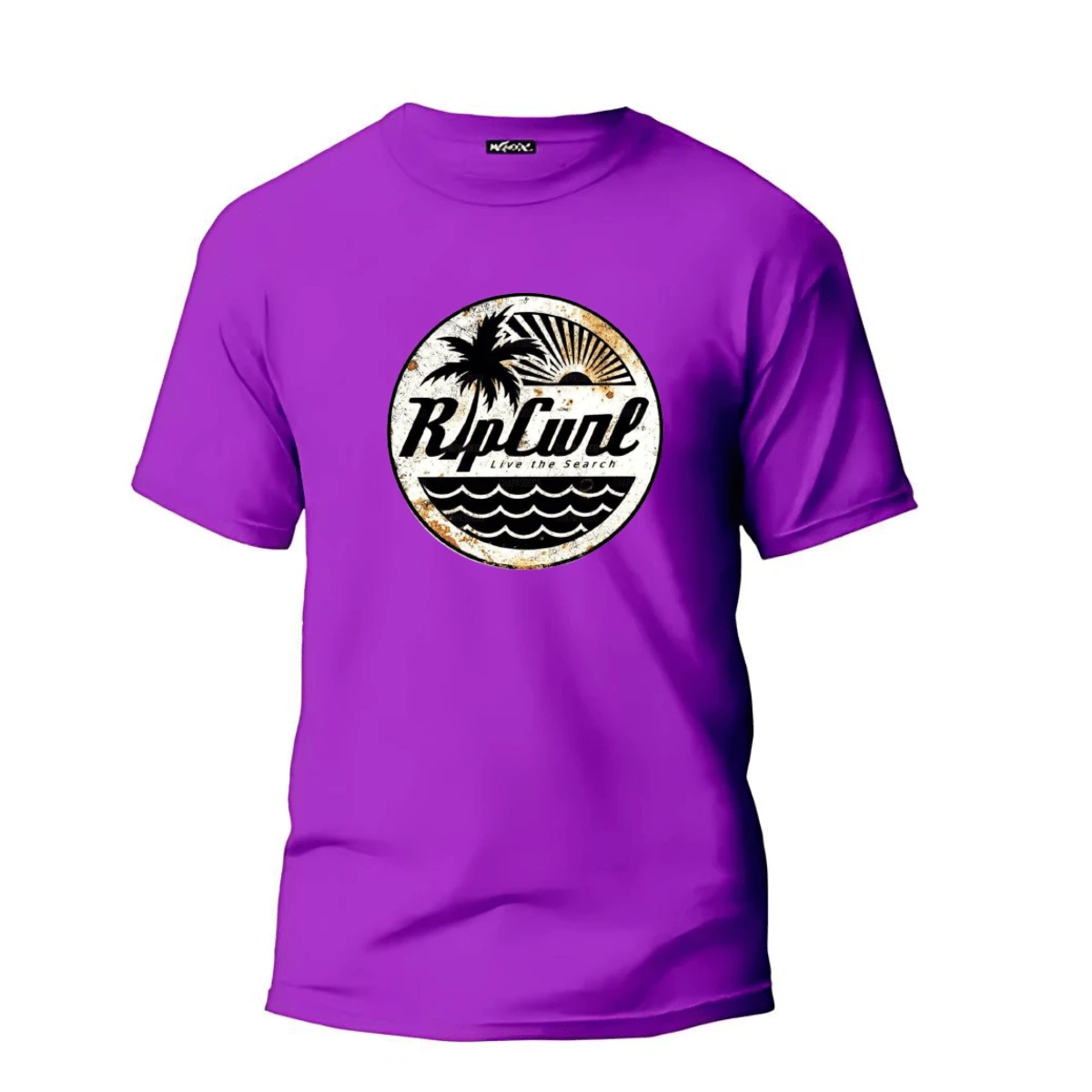 Surf Cotton Mesh T-Shirt Fast Shipping Front Print - Màu tím - Xem 1
