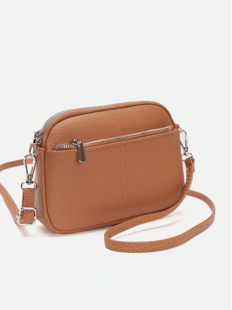 Túi đeo vai thiết kế mới 2025 dành cho nữ màu trơn nhiều ngăn dung tích lớn quà tặng đa năng cho nữ túi đeo chéo phụ kiện điện thoại cho nữ