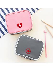 便携式医疗包适用于商务旅行、急救、小型医疗包、杂物、心形可爱储物袋收纳袋整理器衣柜收纳袋卧室宿舍必需品衣服收纳袋房间学校衣柜收纳袋汽车收纳汽车配件汽车收纳袋