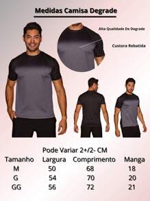 Kit 3 Dry Fit Men's T-Shirts Sublimation For Gym Running Premium - White - View 3