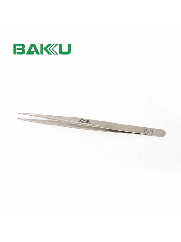 baku ステンレス鋼製 耐熱マシンピンセット クラフト、電子機器