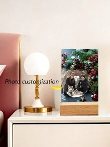 Marco de fotos personalizado de acrílico, marco de fotos decorativo personalizado, regalo de pareja, regalo de cumpleaños, graduación - Amarillo - Ver 1