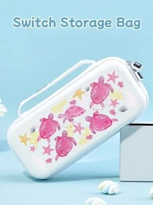 1pc Ocean, Turtle Pattern Switch Game Accessories Protective Case, Compatible With Nintendo Switch NS/Switch OLED, Compatible With Switch Console Accessories, Full Set Including Storage Bag, Card Slot Base, Game Card Case, Dust Cover, Best Gift Compatible With Switch Players