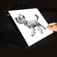 Ultra-Thin A3 Light Tablet LED Brightness Drawing For Diamond Painting, Sketching, Artist Animations - trắng - Xem 3