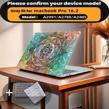 Có 4 mẫu hoạt hình để lựa chọn và đi kèm với miếng bảo vệ bàn phím. Tương thích với vỏ máy tính MacBook Air Pro, vỏ máy tính 13/14/15/16 inch và đi kèm với miếng bảo vệ bàn phím - Nhiều màu - Xem 31