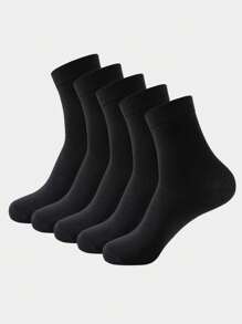 1/5 pares de calcetines medianos para mujer, estilo primavera y verano, todo a juego de unicolor, calcetines deportivos de pareja de color melódico alto