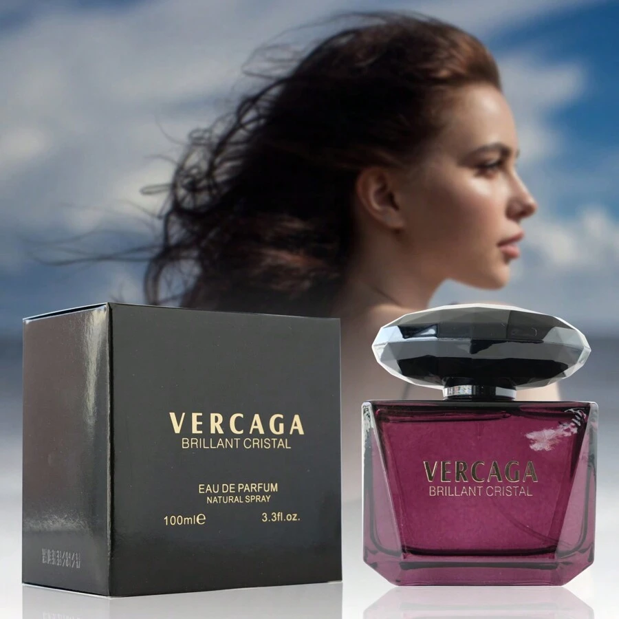 VERCAGA Brillant Cristal For Women 100ML, With An Oriental Floral Fragrance, Ideal For Daily Use By Elegant And Kind Women, With A Long-Lasting Aroma - PIB733-2 - 查看 1