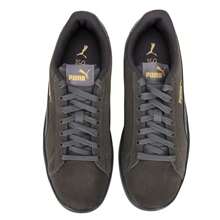 Puma Smash V2 L CN 运动鞋，采用柔软泡沫 + 鞋垫，女士低帮缓震休闲鞋，款号 391840-01 - 鐵灰色-鐵灰色-金色 - 查看 4