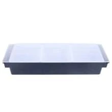 Spice Dispenser With Lid Spice Rack 3/4/5/6 Grid Spice Jar Spice Jars Spice Container Glass Spice Box Organizer For Home, Salt, Sugar, Nuts, Candy - Black and White 3 Gitter - View 6