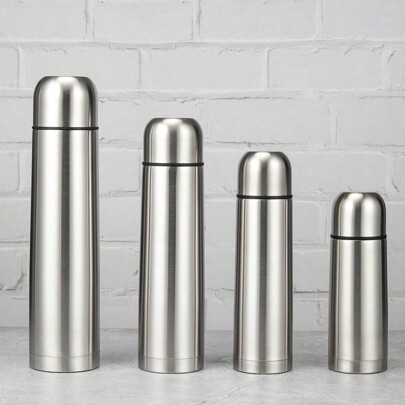 Garrafa de água de aço inoxidável 304 com isolamento e vácuo, jarra de água de grande capacidade à prova de vazamentos, adequada para acampamentos ao ar livre, viagens, esportes, fitness, volta às aulas, volta às aulas