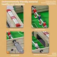 Tischkicker Spiel, interaktives Tischfußballspiel für zwei Spieler, unterhaltsamer Schreibtisch Fußballtisch, Geburtstaggeschenk, Partyspiel geeignet für verschiedene Anlässe