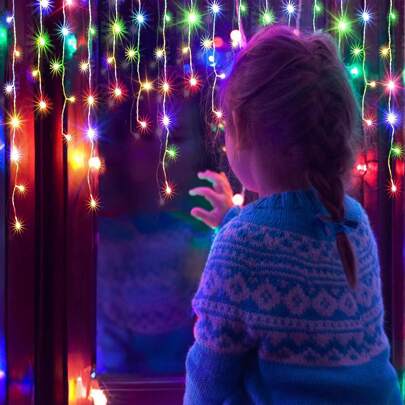 3M/5M Luces de cadena y tiras de luz , luces de cadena LED , Luces de Navidad , LED Luces de Navidad Luces Decoración al aire libre,de largo cadena llena de estrellas de luces de colores, adecuado para la decoración del festival, decoración de Navidad, decoraciones de Halloween, decoración de la boda , Party , Outdoor &Indoor Xmas Decorations