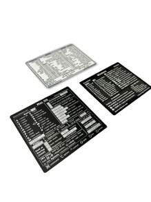 3sheets Keyboard Shortcut Stickers Water Resistant Laptop Protective Stickers Compatible With Macbook Laotops - Multicolor - View 3