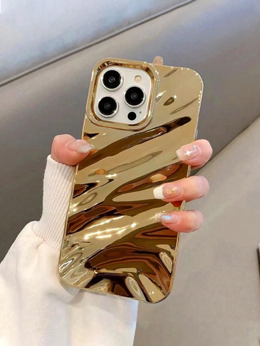 Ốp lưng điện thoại cao cấp màu vàng 3D họa tiết lượn sóng bất đối xứng, tương thích với iPhone 17 Pro Max/17 Pro/17 Air/17/16 Pro Max/16/16 Pro/16 Plus/15/15 Pro Max/15 Pro/11/12/13/14 Pro Max/11 Pro/11 Pro Max/12 Pro/12 Pro Max/13 Pro/13 Pro Max/14 Pro/14 Pro Max, chất liệu mềm mại, thiết kế sáng tạo cao cấp, quà tặng mùa xuân.