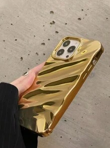 Ốp lưng điện thoại cao cấp màu vàng 3D họa tiết lượn sóng bất đối xứng, tương thích với iPhone 17 Pro Max/17 Pro/17 Air/17/16 Pro Max/16/16 Pro/16 Plus/15/15 Pro Max/15 Pro/11/12/13/14 Pro Max/11 Pro/11 Pro Max/12 Pro/12 Pro Max/13 Pro/13 Pro Max/14 Pro/14 Pro Max, chất liệu mềm mại, thiết kế sáng tạo cao cấp, quà tặng mùa xuân. - vàng sang trọng - Xem 9