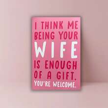 1 张趣味丈夫生日贺卡 - 情人节或周年纪念礼物的完美之选 - 男士搞笑恶作剧笑话贺卡 - 包含信封和感谢卡 - 小型企业用品