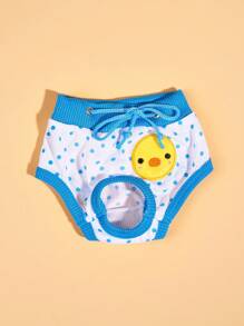 1pc Pet Pink Strawberry Physiological Panties - Pink - View 5