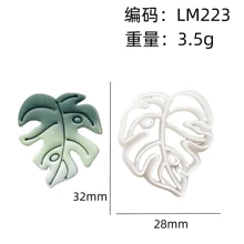 Tropical GreeneryVegetation/Plants/Greenery/Polymer/Clay Clay Cutter Blade Shape, Clay Embossing, Mold, Earrings, Jewelry Making - LM223+224 - View 8