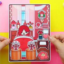 Toca Life Frozen Girls' Friend Book DIY Craft Making Kit, Need Handcrafting Cutting