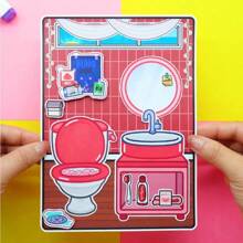 Toca Life Frozen Girls' Friend Book DIY Craft Making Kit, Need Handcrafting Cutting