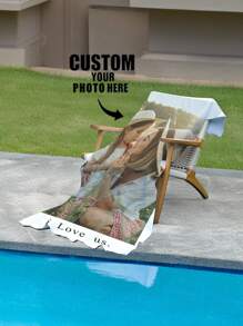 1 pieza Toalla de playa personalizada con texto, toalla de baño personalizada, toalla de piscina para adultos, toalla de playa, surf, baño, regalo de vacaciones, toalla de playa, , playa, ola caliente, artículo esencial de verano, decoración de baño, artículos esenciales de viaje, accesorios de viaje, artículos esenciales de playa, viaje soleado