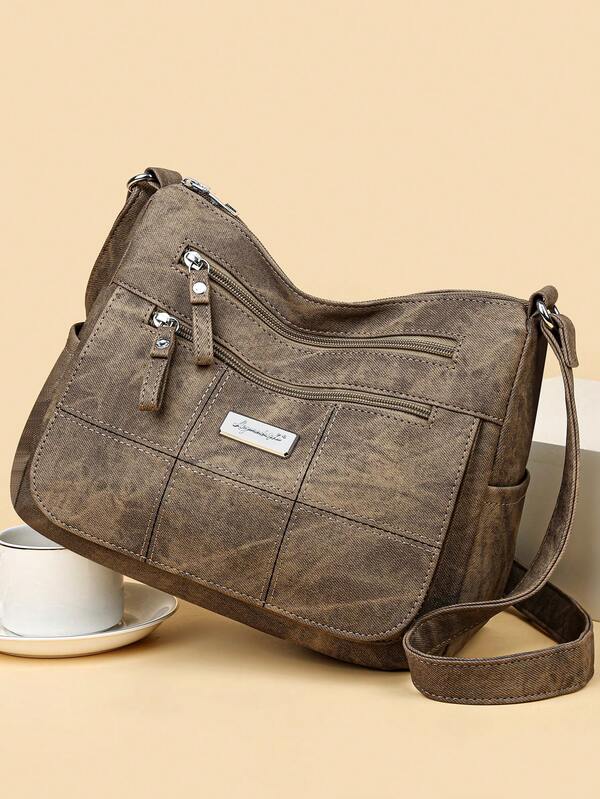 Soft PU Leather Handbags And Purses Multi-Pocket Luxury Designer Ladies Shoulder Crossbody Bag High Quality Brand Messenger Bag