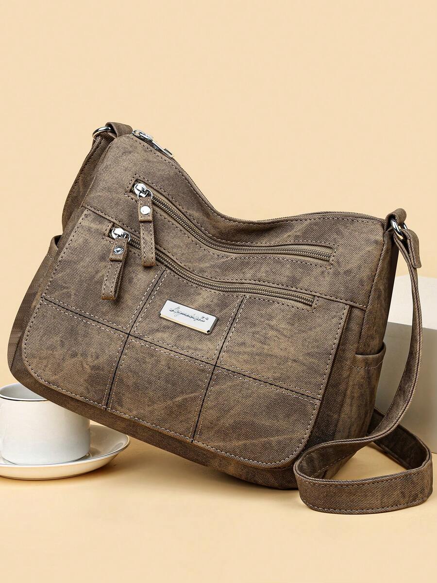 Soft PU Leather Handbags And Purses Multi-Pocket Luxury Designer Ladies Shoulder Crossbody Bag High Quality Brand Messenger Bag