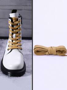 Waxed Shoelaces For Boots, Men Women Flats Leather High Top Ankle Boots, Multi Color Replacement Laces