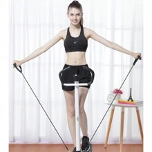Twist Stepper entrenamiento avanzado Cardio Mini máquina de escalada paso a paso muslo con banda de resistencia - Blanco y Negro - Ver 2