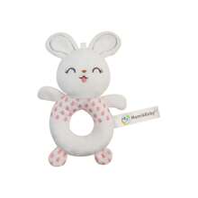 Baby Toys Crinkle Paper BB Stick Round Rattle Baby Soother Round Rattle Cartoon Animal Grab Stick, Suitable For 0-3 Years Old Babies