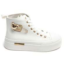 Women Solid Color Splice Casual Sneakers For Daily Wear - White - View 2