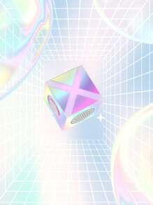 Farbenfroher Laser Desktop bequamer Mini Lautsprecher Box