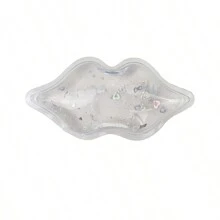 2pcs Lip-Shaped Gel Ice Bags, Reusable Eye Mask For Lip & Eye Care, Suitable For All Skin Types - Multicolor - View 12