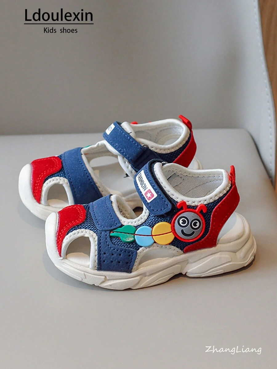 New Cartoon Image Design Children Kids Sports Sandals, Boys Girls Soft Bottom Anti-Slip Toddler Shoes For Summer Wear