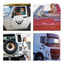 Choose Your Custom Stickers In Decals Make Your Own Text Or Graphics Design Your Own Custom Stickers For Cars, Business, Boats, Trucks, Doors, Trailers, Windshields - Personalized Stickers, Names, Numbers, Window Decals And More - Multicolor - View 5