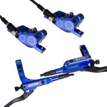 ZTTO M840 MTB 4 pistoni freno a disco idraulico per bicicletta M840 con pastiglie di raffreddamento pressione dell'olio rotore bici da strada pinze IS PM Mount - Multicolore - Visualizzare 12