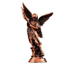 1pc Saint Michael Archangel Figurine, Sacred Angel Michael's Sculpture, Zinc Alloy Statue For Home Desk Decor Best Gifts Birthday Graduation