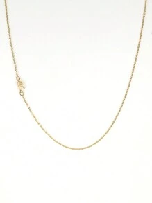 Vanel 1pc Y2k Minimalist Alphabet Necklace, Stainless Steel Name Necklace, 26 Letters A-Z Charm Pendant Necklace, Initial Letter Necklace, Golden Tone Girls' Birthday Gift - Yellow Gold - View 31