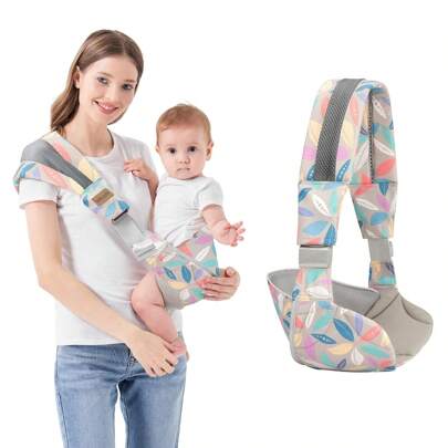Baby Sling Carrier, Child Compact Hipseat One-Shoulder Carrier Portable Lightweight Baby Carrier Sling Hip Newborn To Toddler For Infants Carrying Up To 35 Lbs