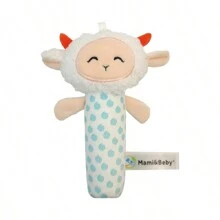 Baby Toys Crinkle Paper BB Stick Round Rattle Baby Soother Round Rattle Cartoon Animal Grab Stick, Suitable For 0-3 Years Old Babies