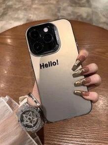 Slogan 优质银灰色手机壳适用于 iPhone 16 Pro Max/ 16/ 16 Pro/ 16 Plus/ 15/ 15 Pro Max/ 15 Pro/ 15 Plus/ 11/ 12/ 13/ 14 Pro Max/ XS/ XR/ 11 Pro/ 11 Pro Max/ 12 Pro/ 12 Pro Max/ 13 Pro/ 13 Pro Max/ 14 Pro/ 14 Pro Max/ 14 Plus，极简创意硬壳 - 彩色 - 查看 7