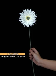 1 CÁI/3 CÁI/7 CÁI, Hoa cúc vạn thọ lụa nhân tạo, Có thể uốn cong và không phai màu - Dùng để trang trí tường hoa tự làm, Bố trí bối cảnh, Bình hoa phòng khách và phòng ngủ, Đám cưới, Tiệc tùng, Trang trí nhà cửa, Đồ nhồi bàn làm việc, Trang trí phòng - nhiều màu - Xem 12
