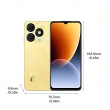 A70 6.6英寸高清+高清超窄下边框+侧边指纹+旗舰复合板外观手机 5000mAh长续航+Type-C 10W快充 256GB+4GB 超级省电 美颜相机 AI摄影 人脸解锁动画 内存融合 查找我的手机 (金色) - 金色 - 查看 7