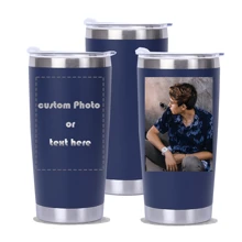 Personalized 20oz Tumbler With Lid, Custom Photo Logo Text Name, 1pc Customized Coffee Travel Mug, Double Wall Vacuum Stainless Steel Insulation, Multi-Coloed Printed Personalized Cups Birthday Gifts, Personalized Mother's Day Gifts, Custom Anniversary Gift, Custom, Personalized, Unique, Ideal Gifts For Him, Ideal Gifts For Her, Her, Girlfriend, Family, Friends, Son, School Students, Workers, Kids, Dining Room, Bathroom, Living Room, Bedroom, Office, Tea Room, School, Home