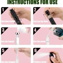 1 chai xịt phun sương mini cầm tay 10ml, bình xịt du lịch rỗng có thể nạp lại, bình xịt cầm tay cho nam và nữ, bình xịt cạo râu nhỏ cho bình xịt chất lỏng ngày lễ tình nhân vật dụng ngày lễ tình nhân đồ dùng đám cưới - Nhiều màu - Xem 10