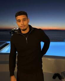 Cacharrel Zip Polo Neck Long Sleeve ITALIAN Classic - Black - View 3