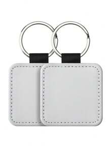 1 Peça Chaveiro de Impressão por Transferência Térmica Dupla Face, Personalizável com Design Pessoal, Logo, Forma Geométrica (Círculo, Quadrado, Retângulo, Coração), Adequado para Presentes, Amigos, Equipes, Casamentos