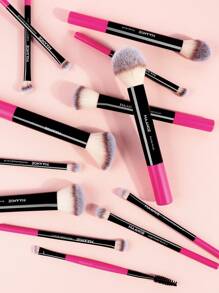 MAANGE 13Pcs Professional Soft Long Tube Makeup Brush Set,Powder Brush Contour Brush Blush Brush Foundation Brush Highlight Brush Eyeshadow Brush Shadow Brush Concealer Brush Blending Brush Eyebrow&Eyelash Brush,Makeup Tools With Soft Fiber For Easy To Carrying,Set For Travel,Gift For Women&Girls - 彩色 - 查看 7