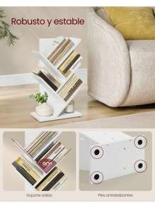 VASAGLE Storage Rack - White - View 3