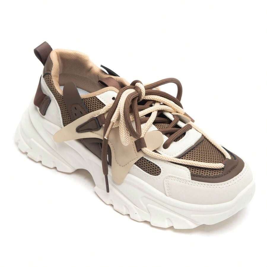 Fashionable Versatile Casual Everyday Thick Sole Sneakers